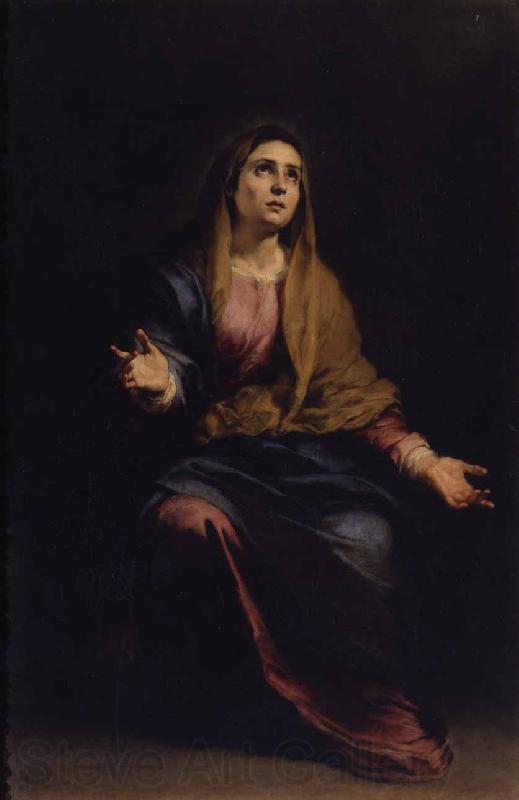 Bartolome Esteban Murillo Dolorosa Madonna Spain oil painting art
